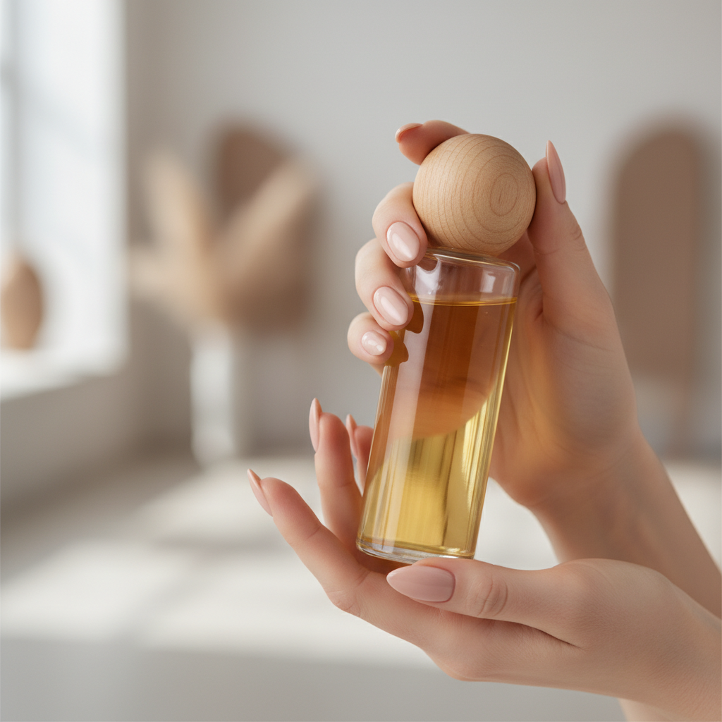 Elegant manicure and styling detail